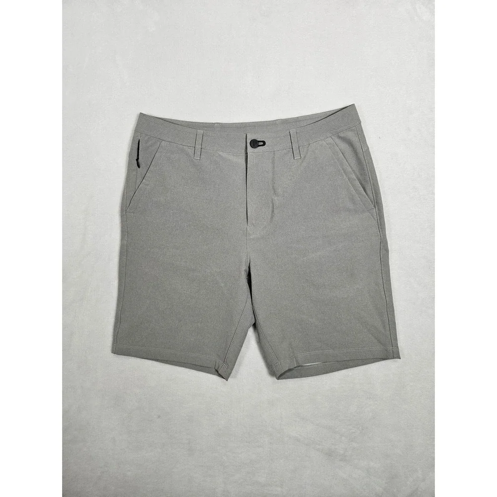 Public Rec All Day Every Day Shorts Mens 32 Grey Performance Stretch Golf Tech